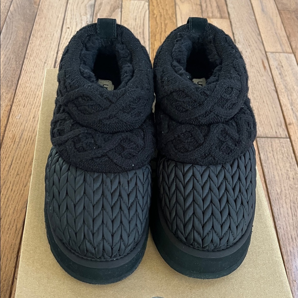 UGG® Tazz Platform Knit Slipper (Women)